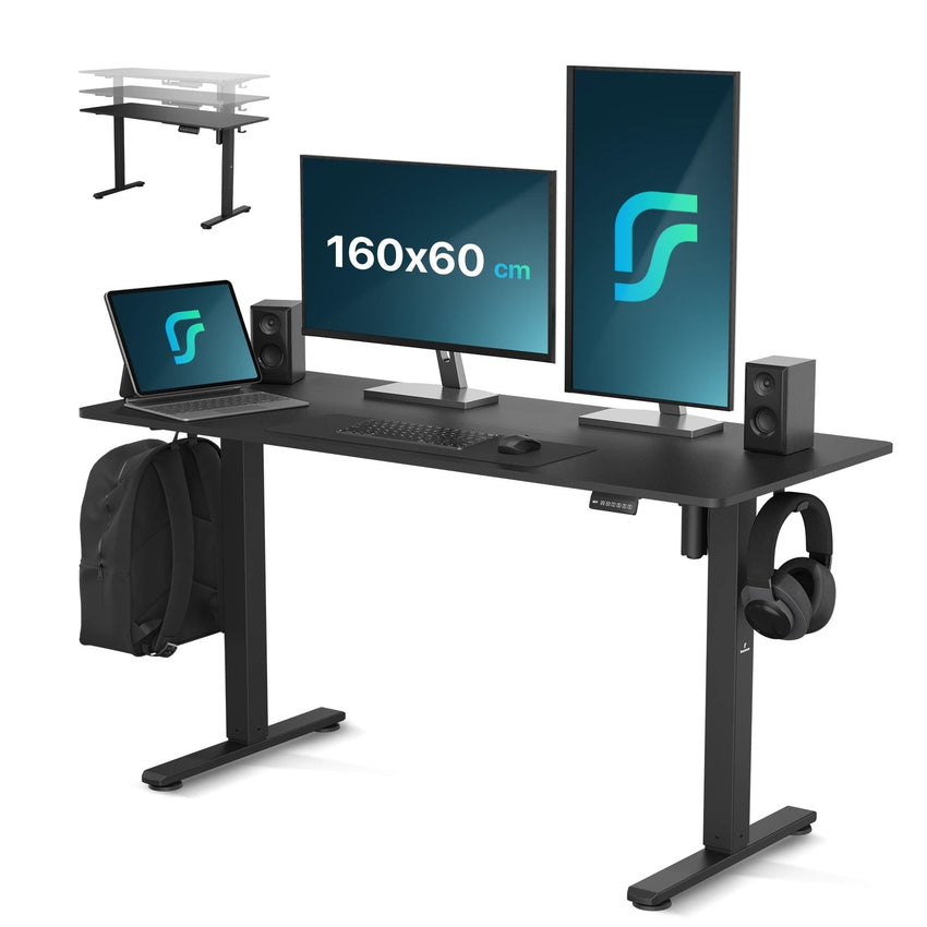 Flowsense Zit Sta Bureau -  160 x 60 cm