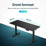 Flowsense Zit Sta Bureau  - 140 x 60 cm