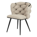 Design eetkamerstoel Rock Beige (2 stuks)