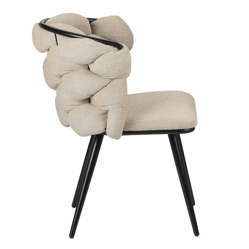 Design eetkamerstoel Rock Beige (2 stuks)
