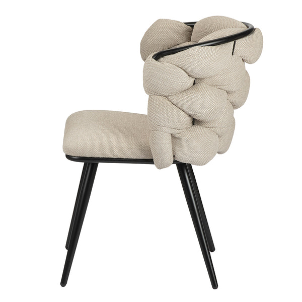 Design eetkamerstoel Rock Beige (2 stuks)