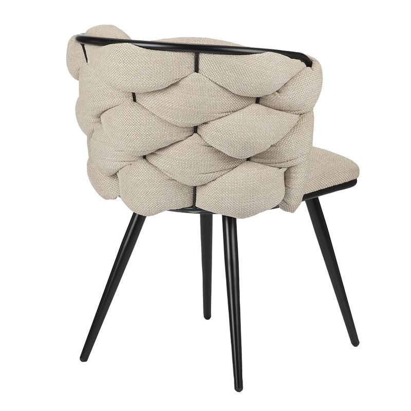 Design eetkamerstoel Rock Beige (2 stuks)