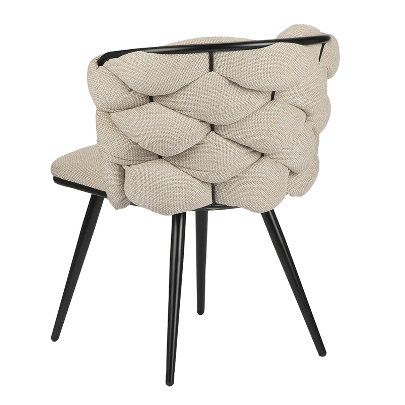 Design eetkamerstoel Rock Beige (2 stuks)