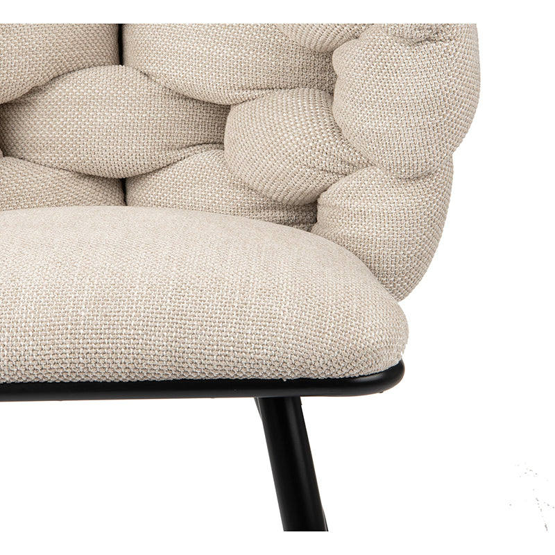 Design eetkamerstoel Rock Beige (2 stuks)