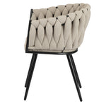 Design eetkamerstoel Wave Beige (2 stuks)