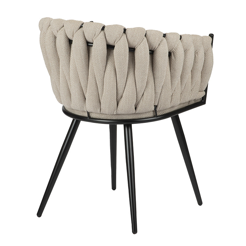 Design eetkamerstoel Wave Beige (2 stuks)