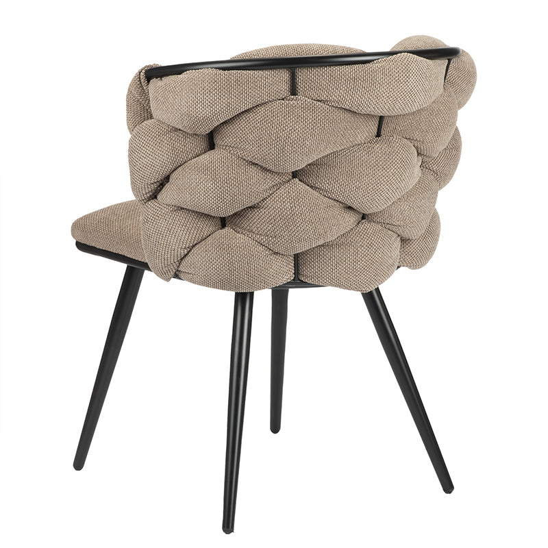 Design eetkamerstoel Rock Brown (2 stuks)