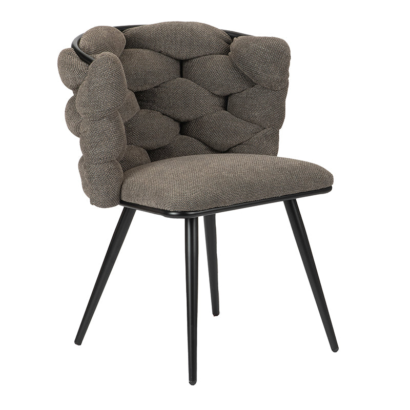 Design eetkamerstoel Rock Taupe (2 stuks)