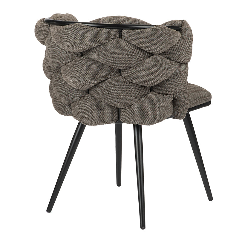 Design eetkamerstoel Rock Taupe (2 stuks)