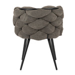 Design eetkamerstoel Rock Taupe (2 stuks)
