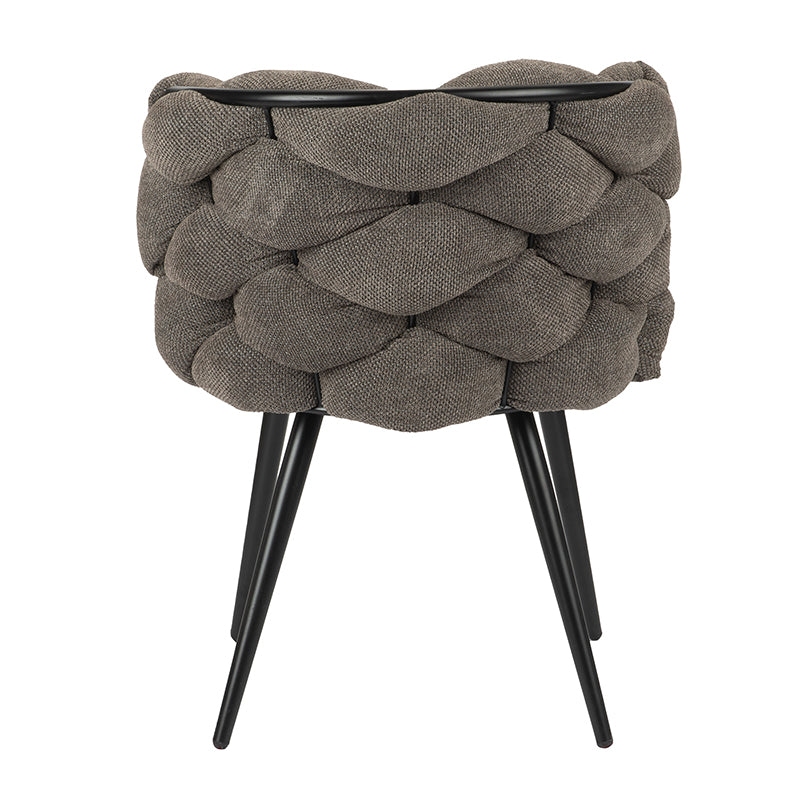 Design eetkamerstoel Rock Taupe (2 stuks)
