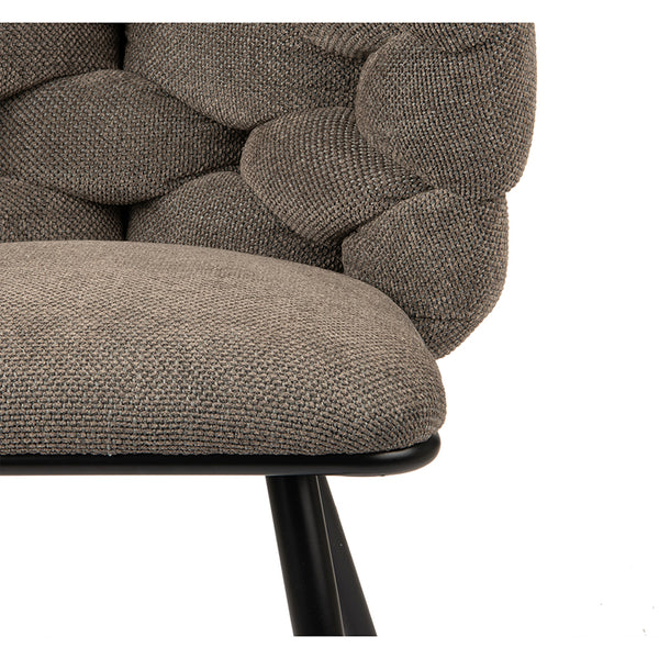 Design eetkamerstoel Rock Taupe (2 stuks)