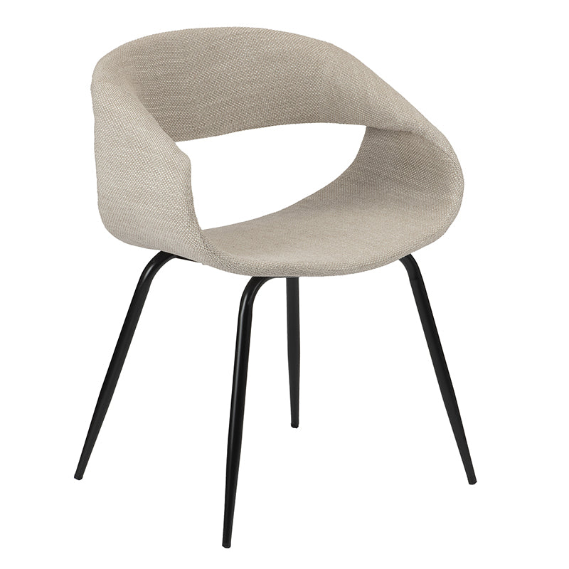 Design eetkamerstoel Whale Beige (2 stuks)