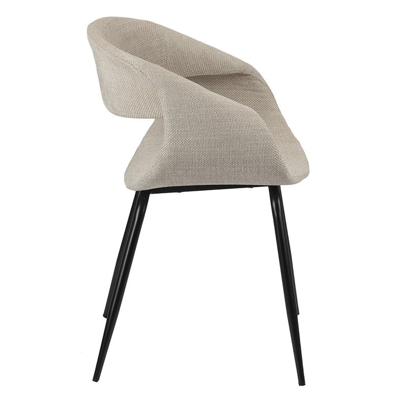 Design eetkamerstoel Whale Beige (2 stuks)