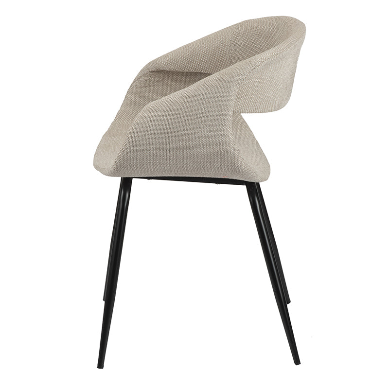 Design eetkamerstoel Whale Beige (2 stuks)