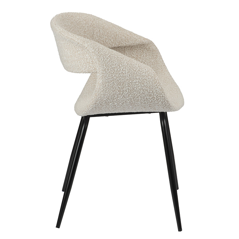 Design eetkamerstoel Whale White Pearl (2 stuks)