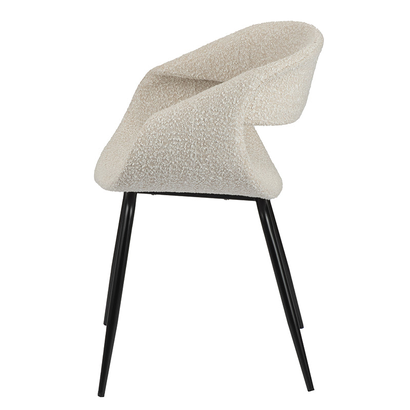 Design eetkamerstoel Whale White Pearl (2 stuks)