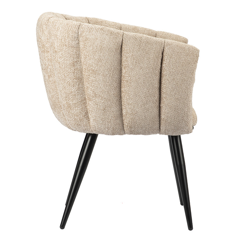Design eetkamerstoel Breeze Latte (2 stuks)