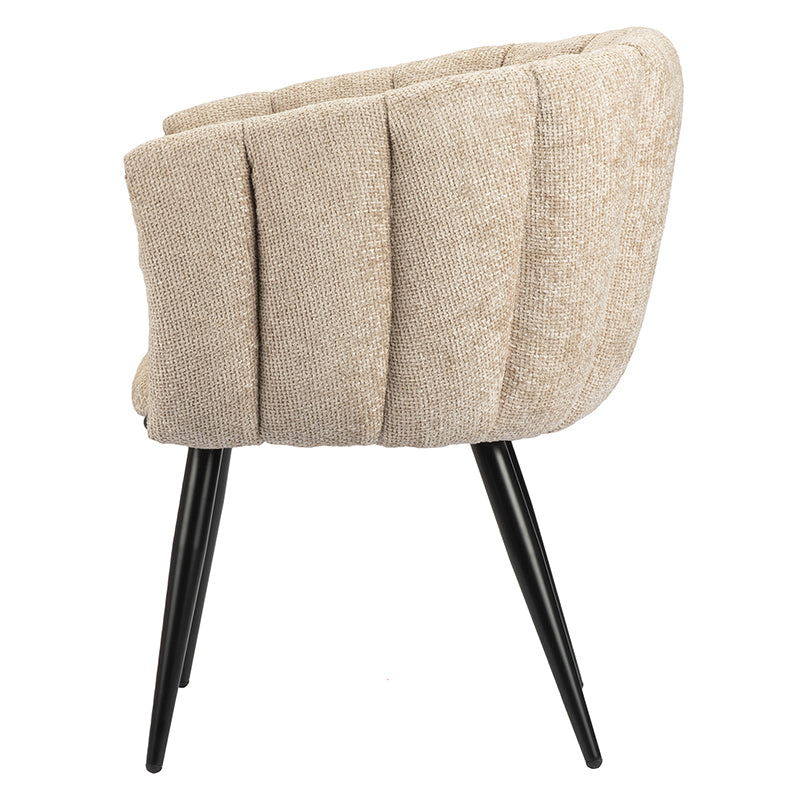 Design eetkamerstoel Breeze Latte (2 stuks)
