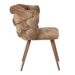 Design eetkamerstoel Rock Caramel (2 stuks)