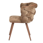 Design eetkamerstoel Rock Caramel (2 stuks)