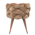 Design eetkamerstoel Rock Caramel (2 stuks)