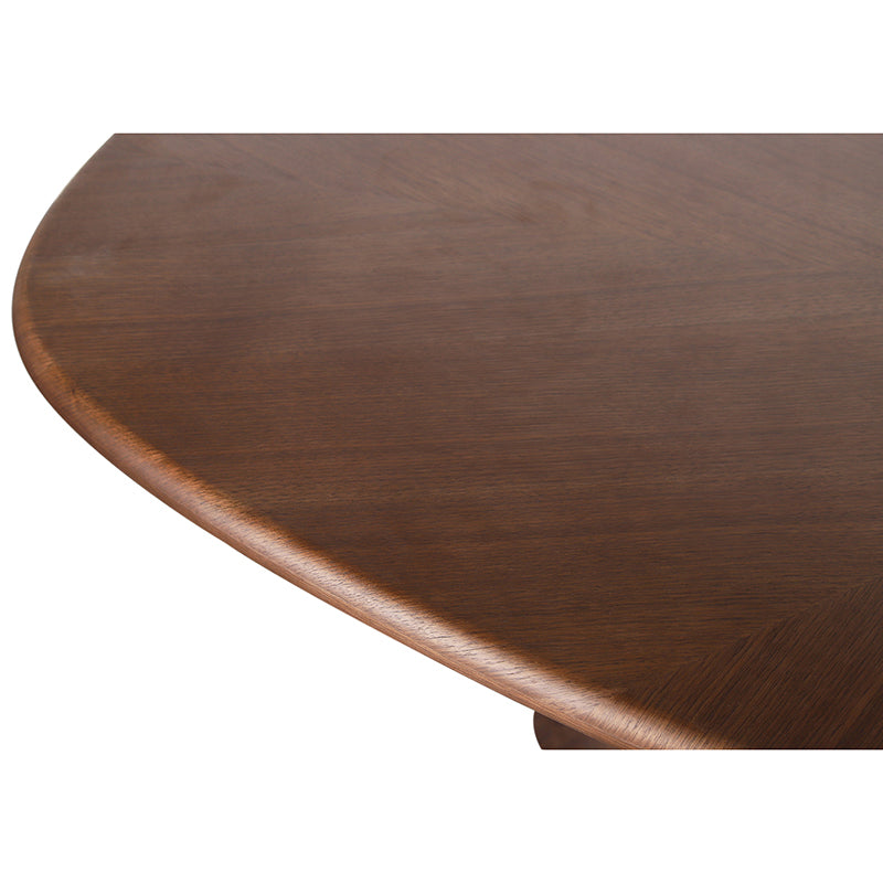 Design eettafel Danish Walnut Veneer