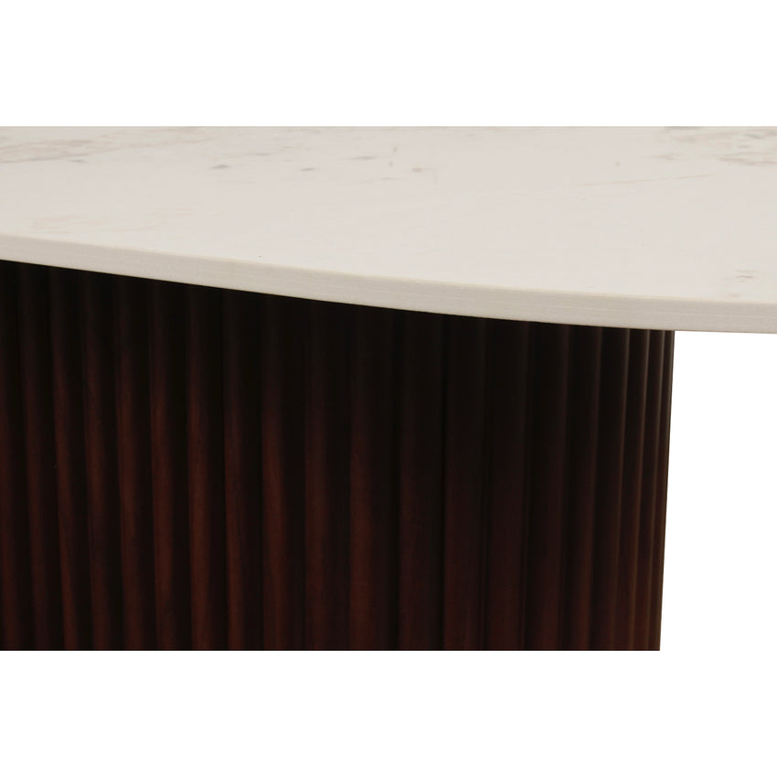 Design salontafel Urban Chique Ceramic Marble / Walnut Veneer