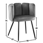 Design eetkamerstoel High Five Black (2 stuks)