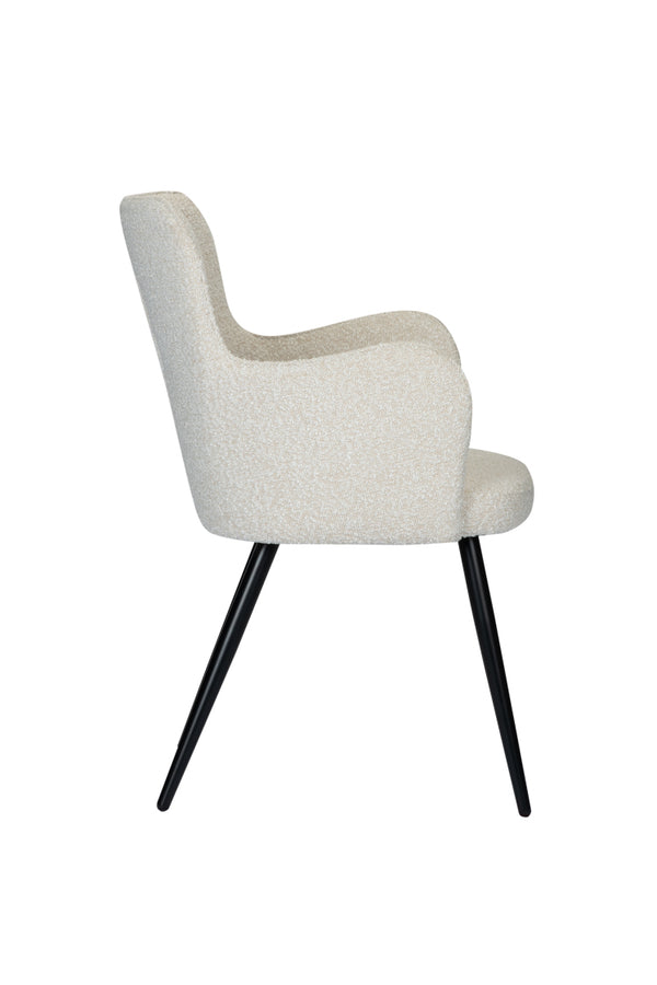 Design eetkamerstoel Wing White Pearl (2 stuks)