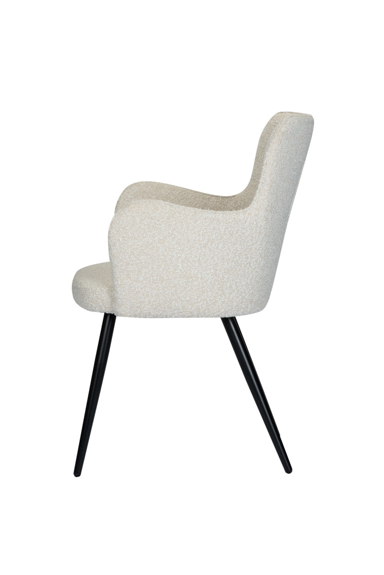 Design eetkamerstoel Wing White Pearl (2 stuks)