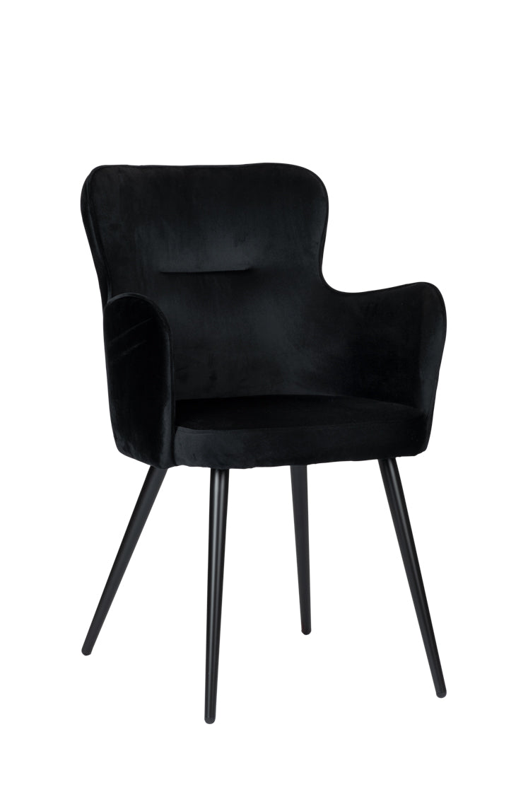 Design eetkamerstoel Wing Black (2 stuks)