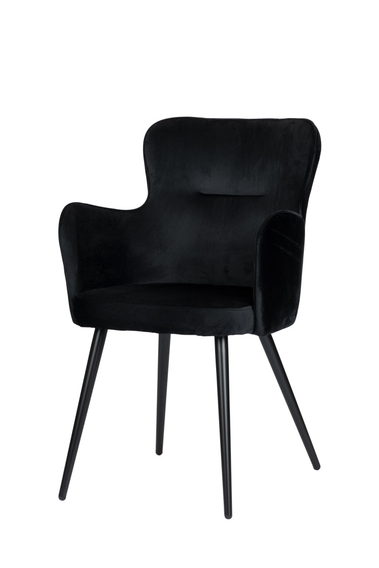 Design eetkamerstoel Wing Black (2 stuks)