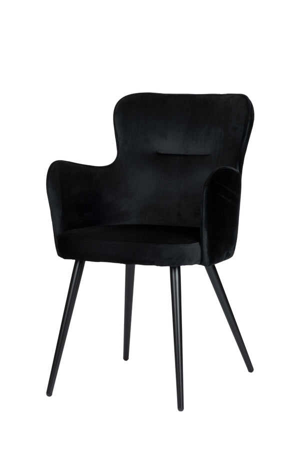 Design eetkamerstoel Wing Black (2 stuks)