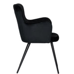 Design eetkamerstoel Wing Black (2 stuks)