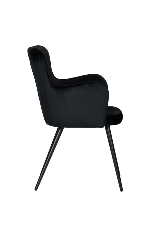Design eetkamerstoel Wing Black (2 stuks)