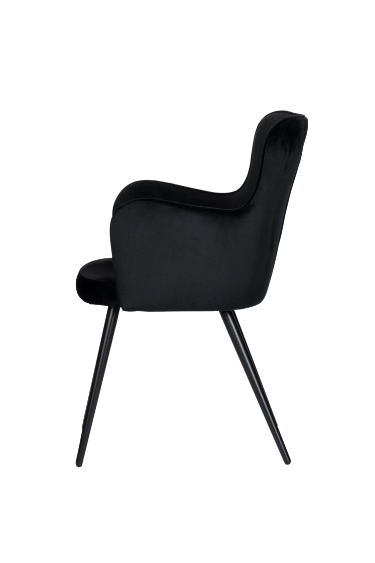 Design eetkamerstoel Wing Black (2 stuks)