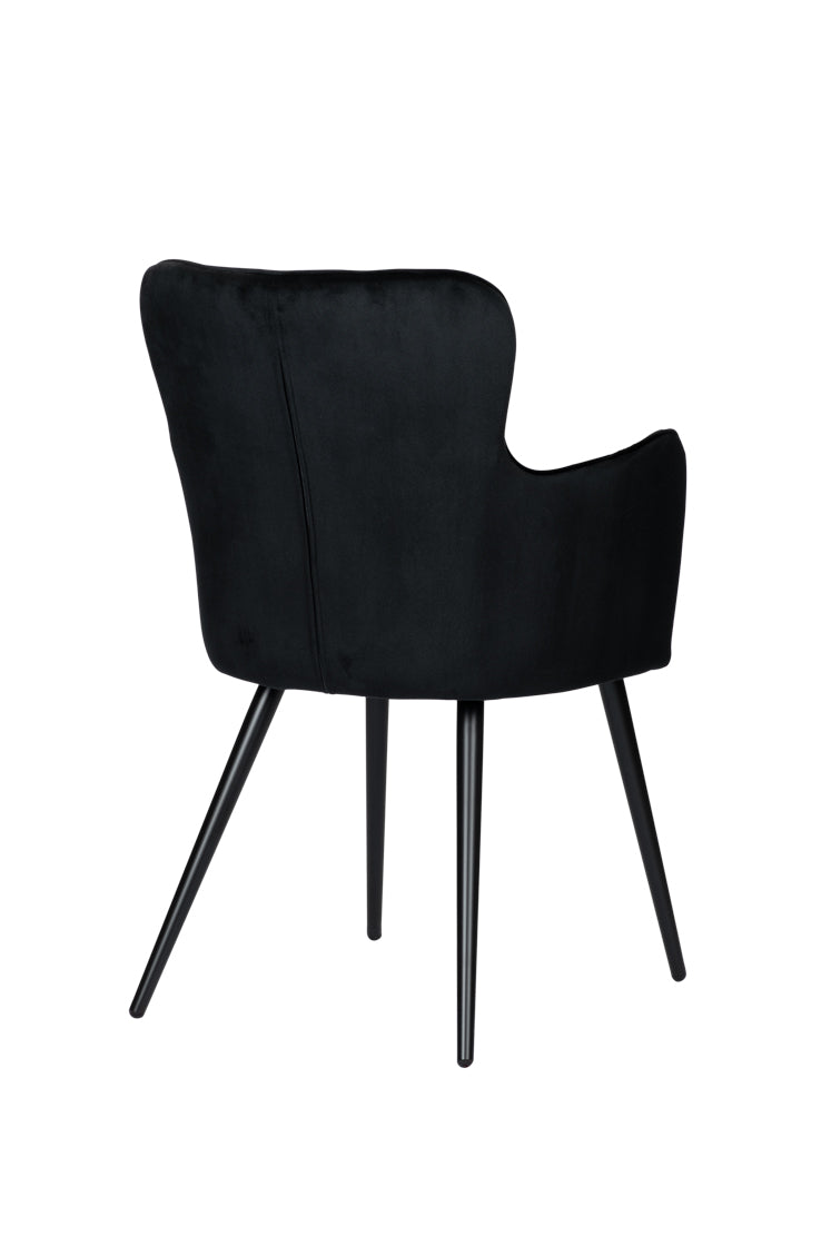 Design eetkamerstoel Wing Black (2 stuks)