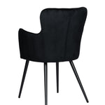 Design eetkamerstoel Wing Black (2 stuks)