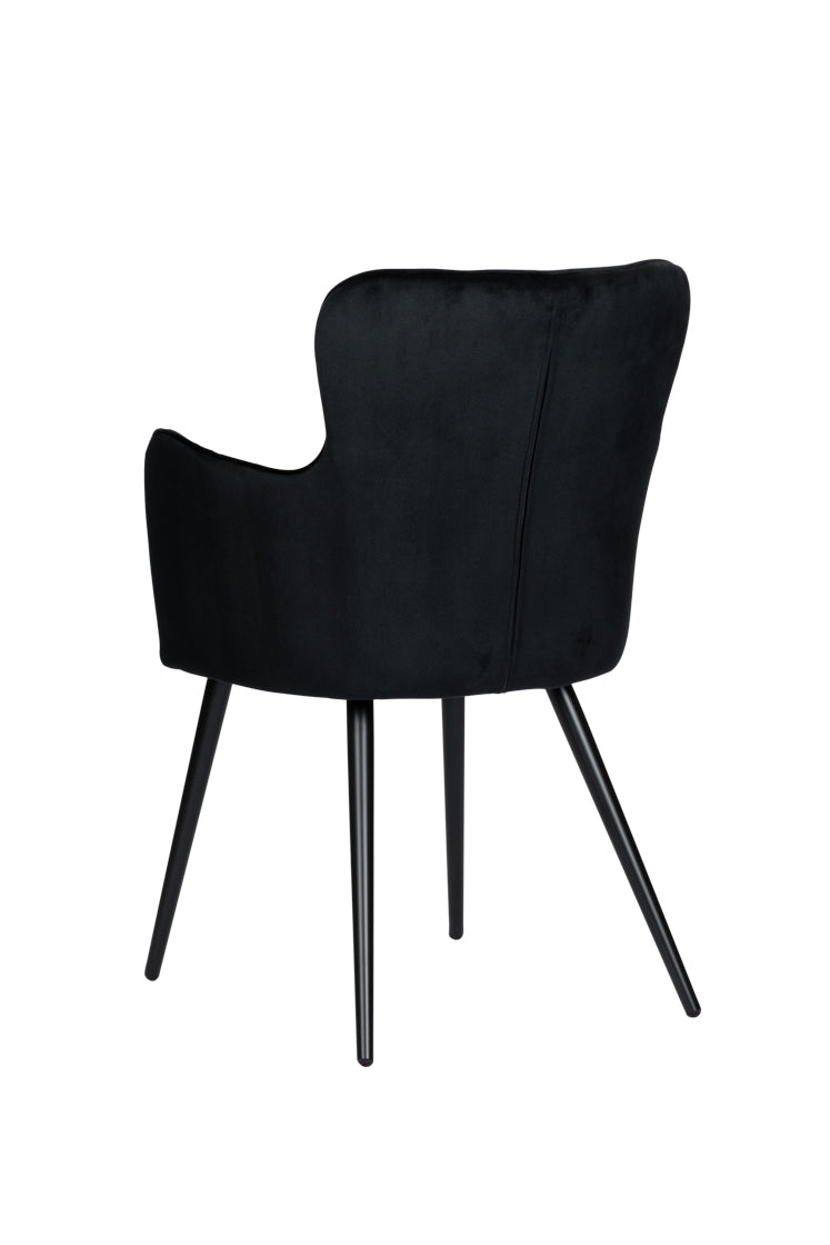 Design eetkamerstoel Wing Black (2 stuks)