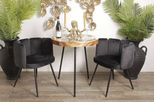 Design eetkamerstoel High Five Black (2 stuks)