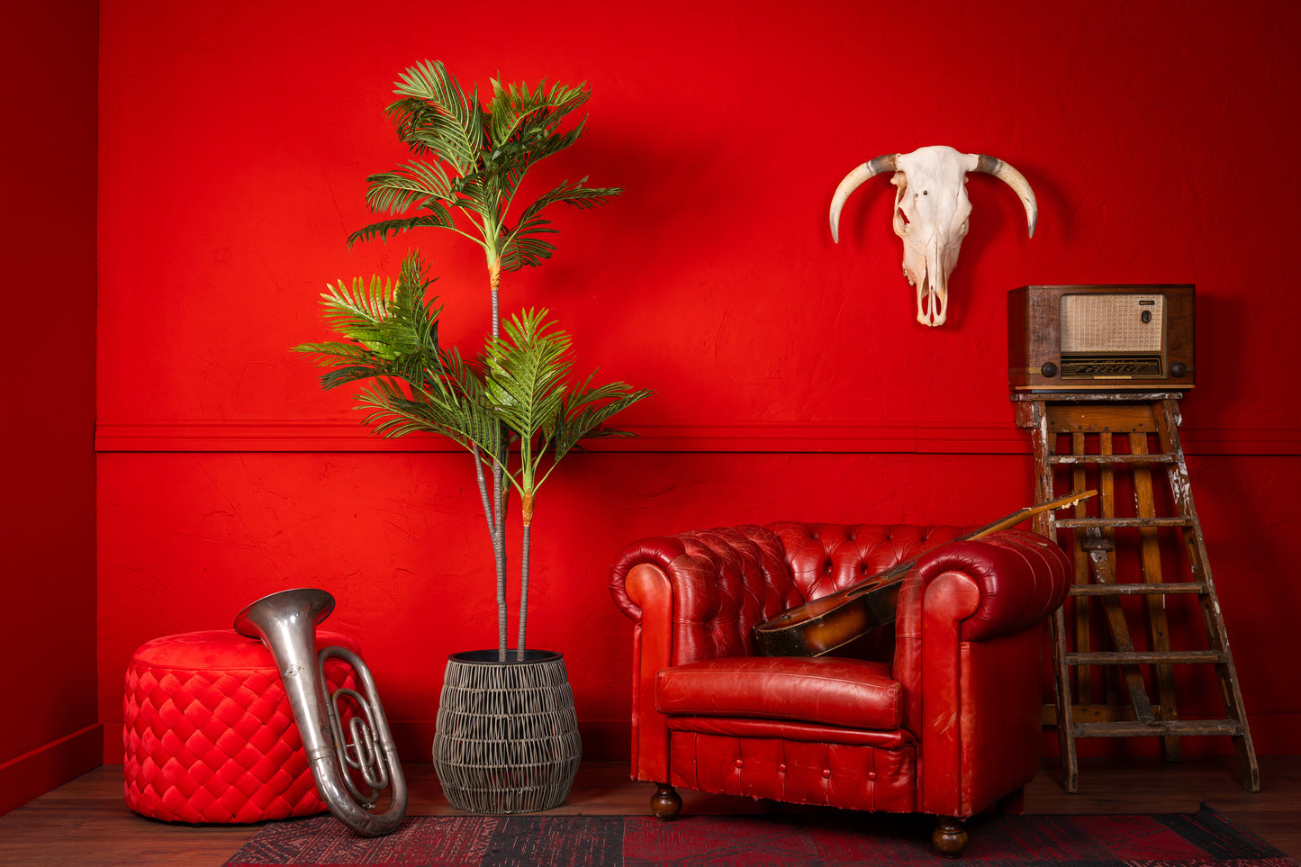 Tropische mini palm kunstplant 170 cm