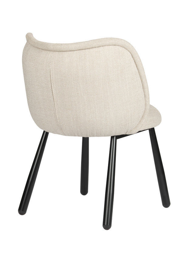Design stoel Panda Beige (2 stuks)