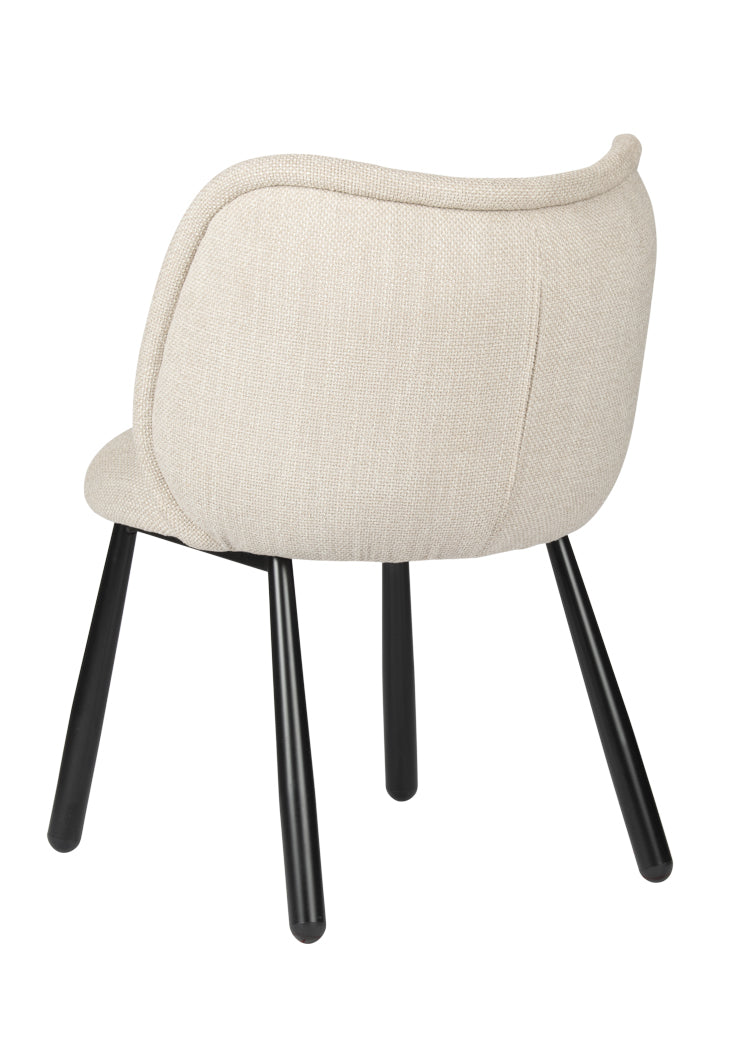 Design stoel Panda Beige (2 stuks)