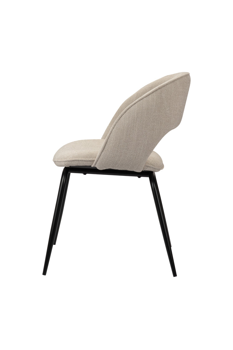 Design eetkamerstoel Rainbow Beige (2 stuks)