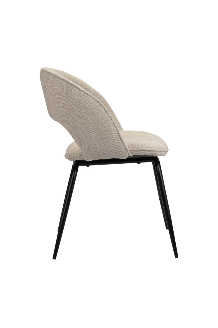 Design eetkamerstoel Rainbow Beige (2 stuks)