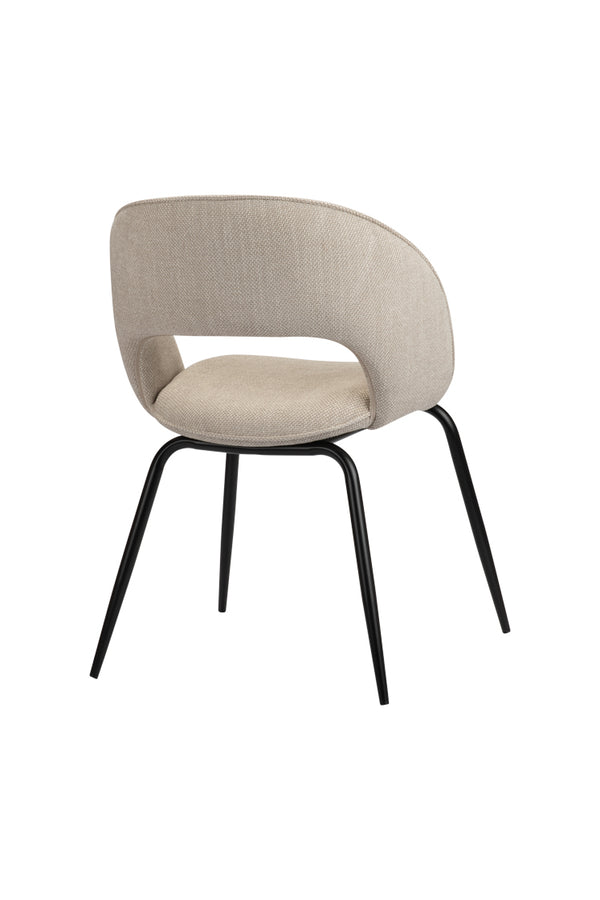 Design eetkamerstoel Rainbow Beige (2 stuks)