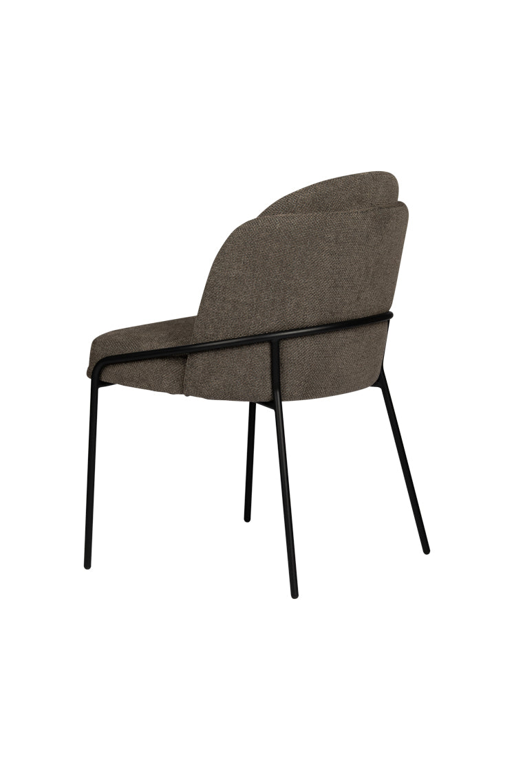 Design eetkamerstoel Fjord Taupe (2 stuks)