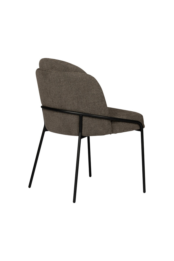 Design eetkamerstoel Fjord Taupe (2 stuks)