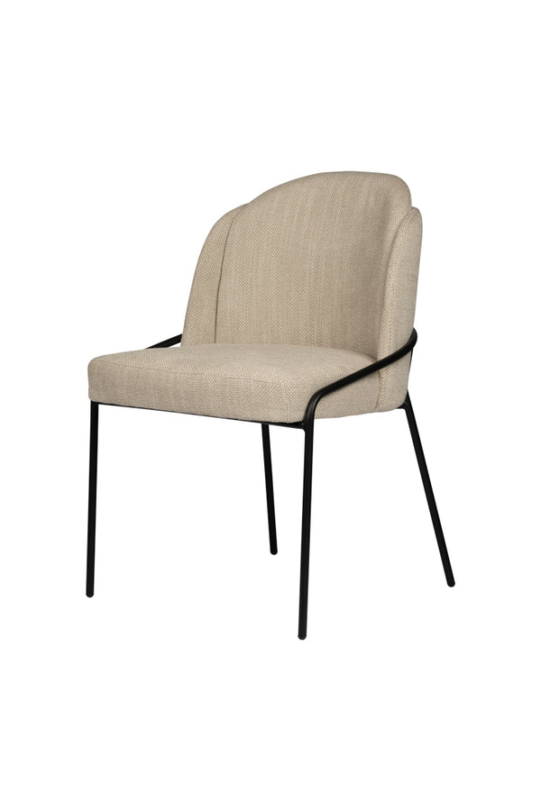Design eetkamerstoel Fjord Beige (2 stuks)
